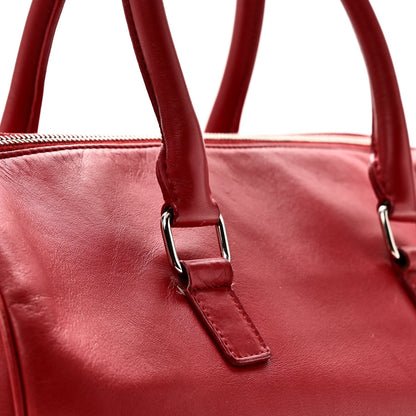 Calfskin Studded Classic Duffle 6 Red