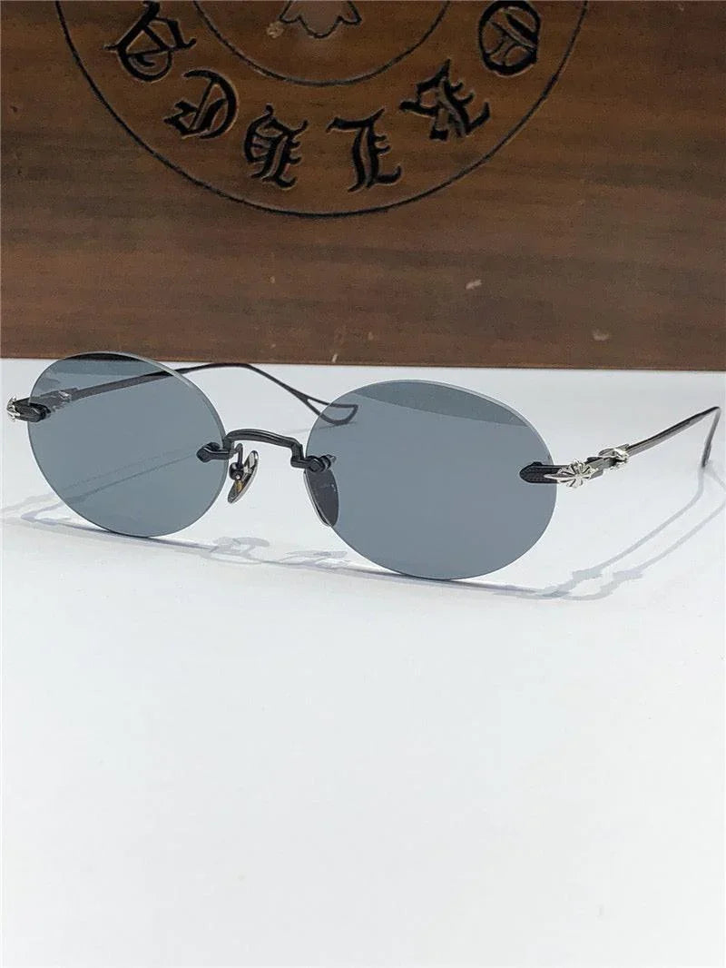 Chrome Hearts SINNERGASM oval round tinted Sunglasses✨