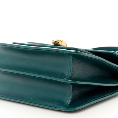 Nappa Monochrome Serpenti Forever Maxi Chain Crossbody Bag Green