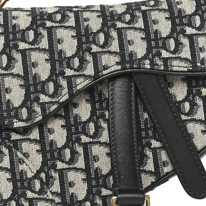 Oblique Mini Saddle Bag Blue
