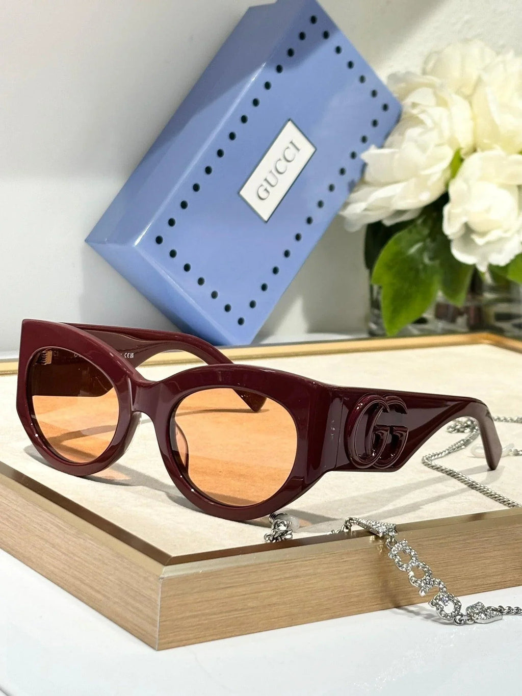 Gucci GG 1544S 53mm Women's Sunglasses ✨