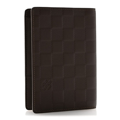 Damier Infini Passport Cover Meteor