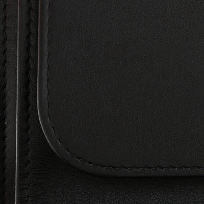 Caviar Timeless Passport Holder Black