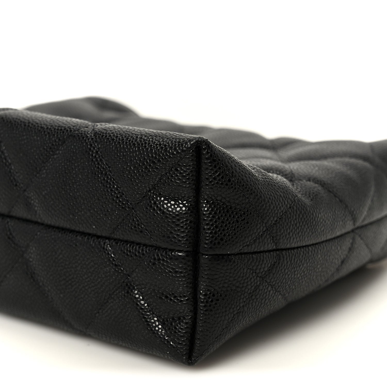 Caviar Quilted Chanel Way Clutch With Chain Black