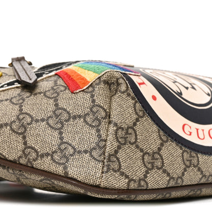 GG Supreme Monogram Courrier Belt Bag Beige New Acero