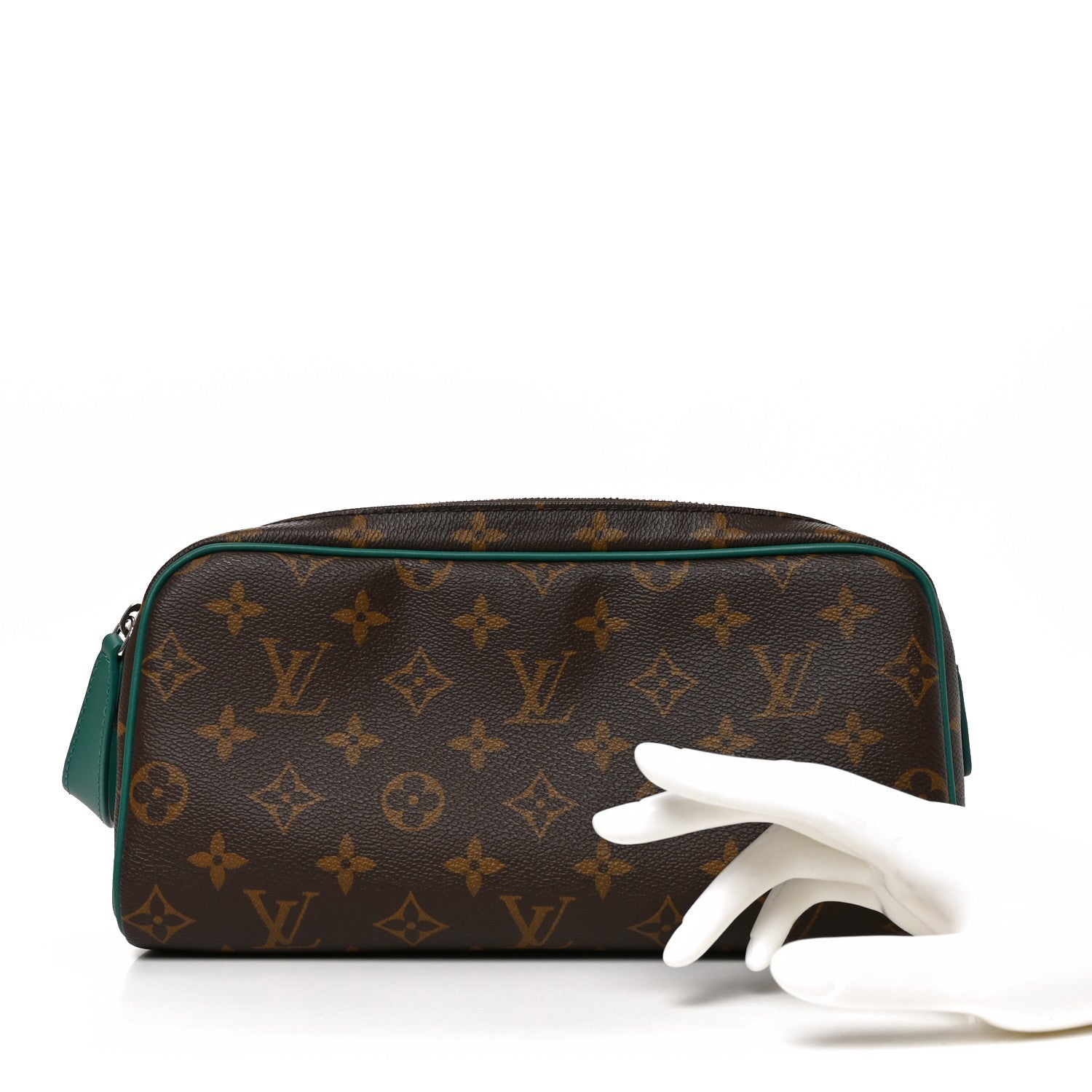 Monogram Dopp Kit Toilet Pouch Borneo Green