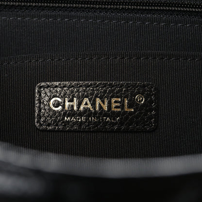 Caviar Quilted XXL Travel Flap Bag Black
