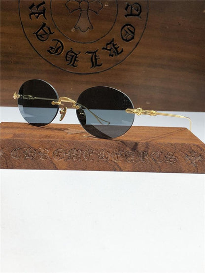 Chrome Hearts SINNERGASM oval round tinted Sunglasses✨