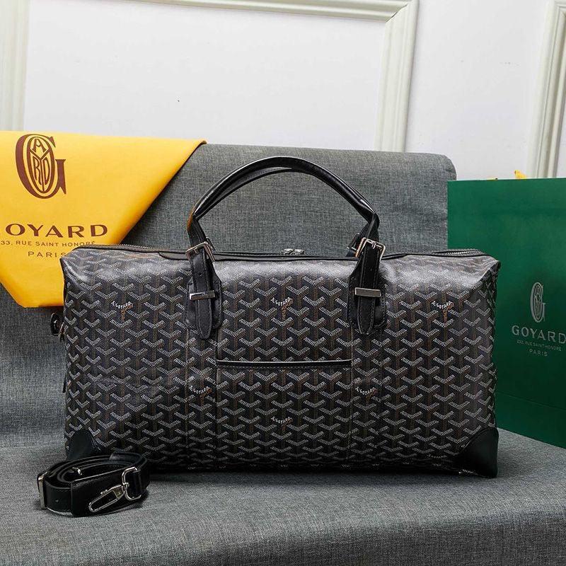 Goyard Boston 50 Bag In Goyardine Canvas Travel Bag Luggage ✨