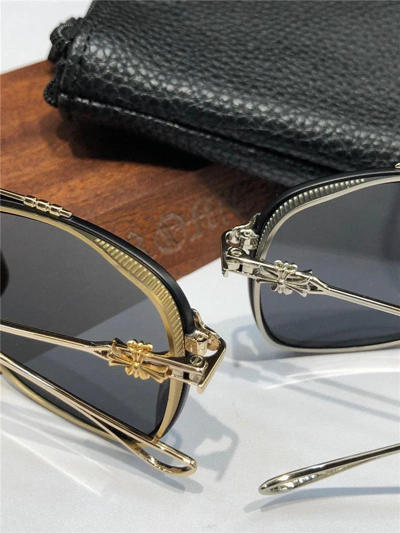 Chrome Hearts HUMPSTER metal Polarised Zeiss Lenses Sunglasses⚜️