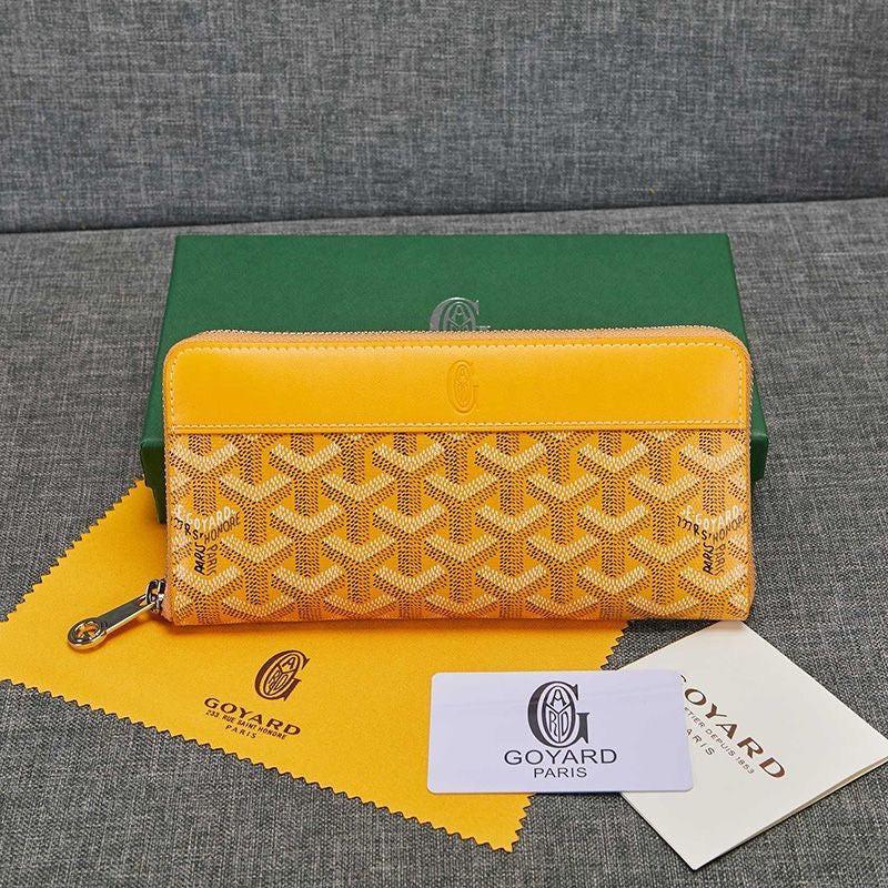Goyard Matignon GM Zipper Wallet In Goyardine Canvas✨