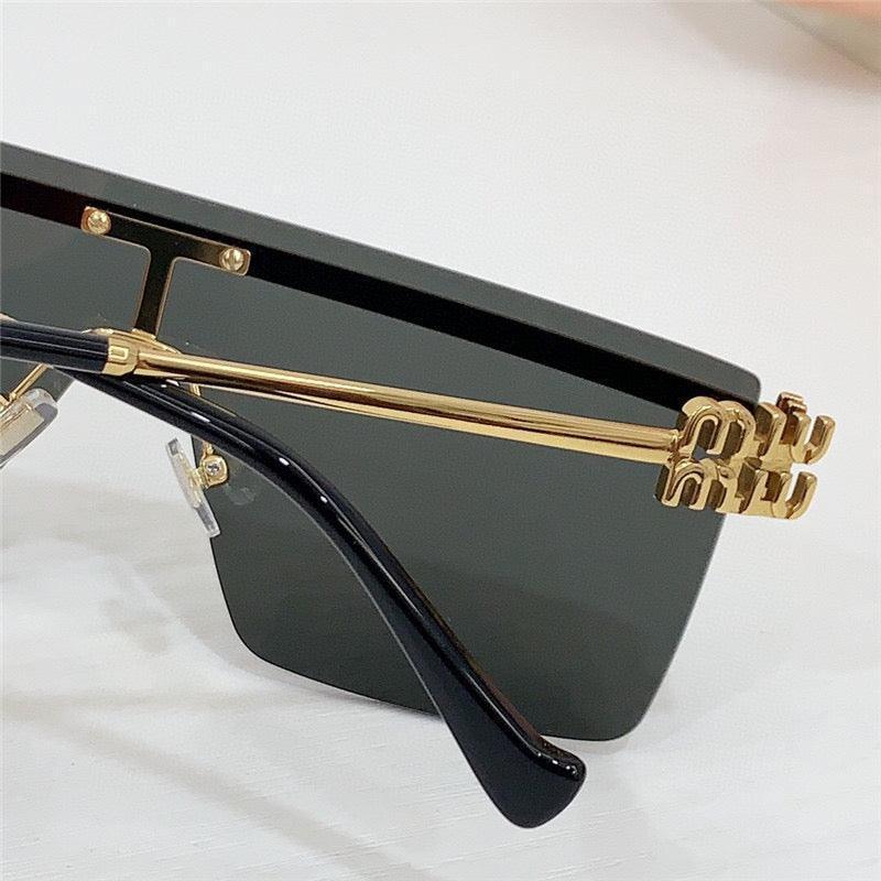 Miu Miu MU50ZS Gold-Black Frame  XXL-141mm Women's Sunglasses✨