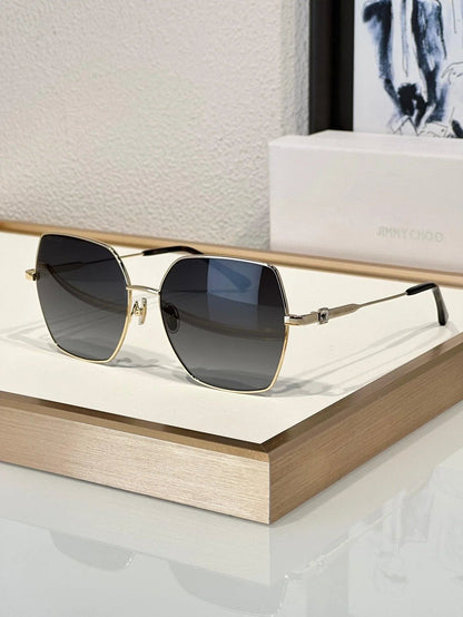 Jimmy Choo REYES/S Sunglasses with Glitter women&