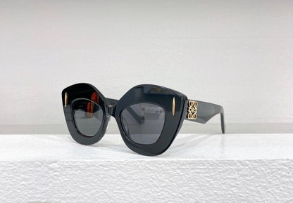 LOEWE Butterfly Inflated Round-Frame Acetate  40127 Sunglasses ✨