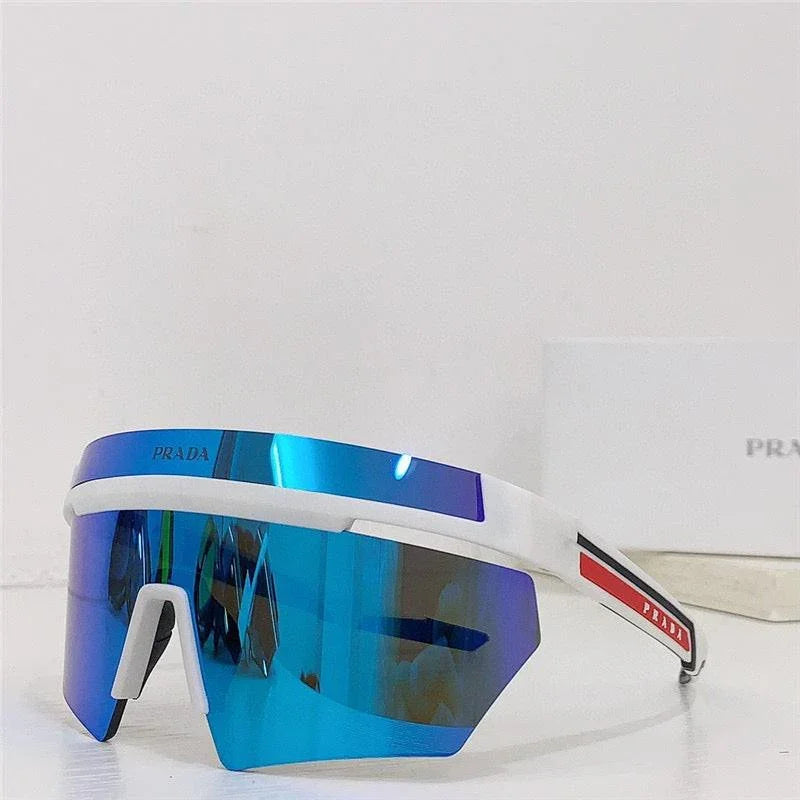 PRADA 59mm Shield Sunglasses Prada Linea Rossa   🟥