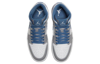 Air Jordan 1 Mid ‘Cement Grey True Blue’