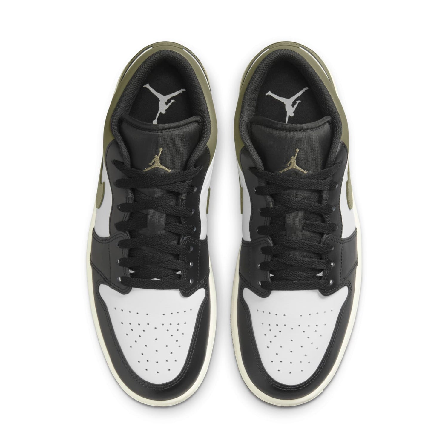 Air Jordan 1 Low ‘Black White Medium Olive’