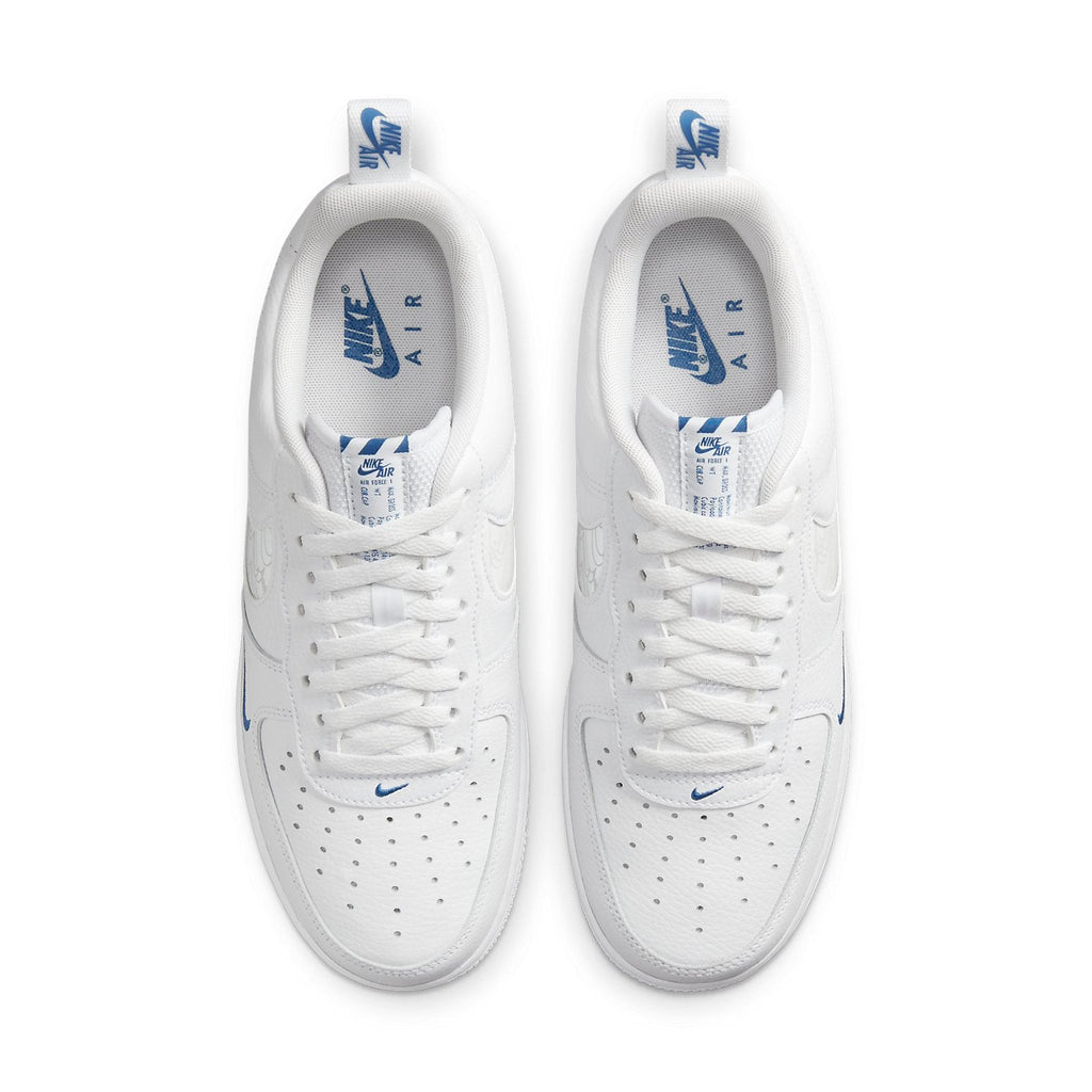 Nike Air Force 1 Low Cut Out ‘Reflective Swoosh White Blue’
