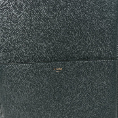 Soft Grained Calfskin Sangle Bucket Bag Amazone