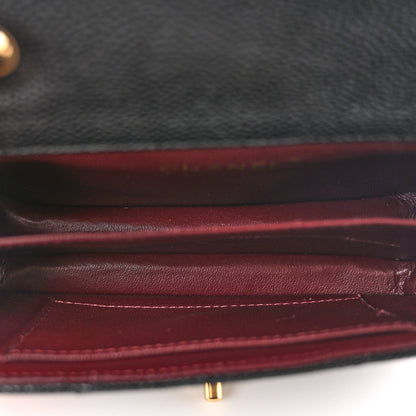 Caviar Quilted Extra Mini Flap Black