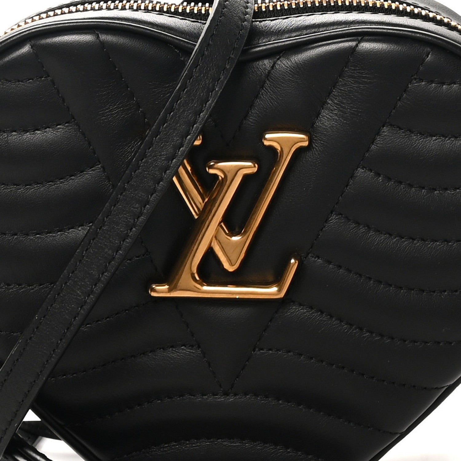 Calfskin New Wave Heart Bag Black