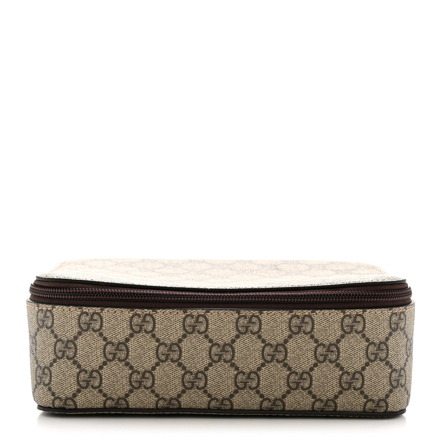 GG Supreme Monogram Mini Packing Cube Beige Ebony New Acero