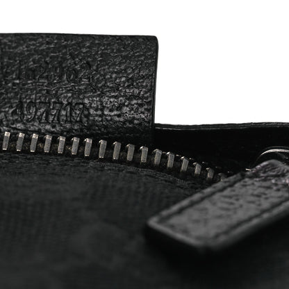 GG Monogram Double Pocket Belt Bag Black