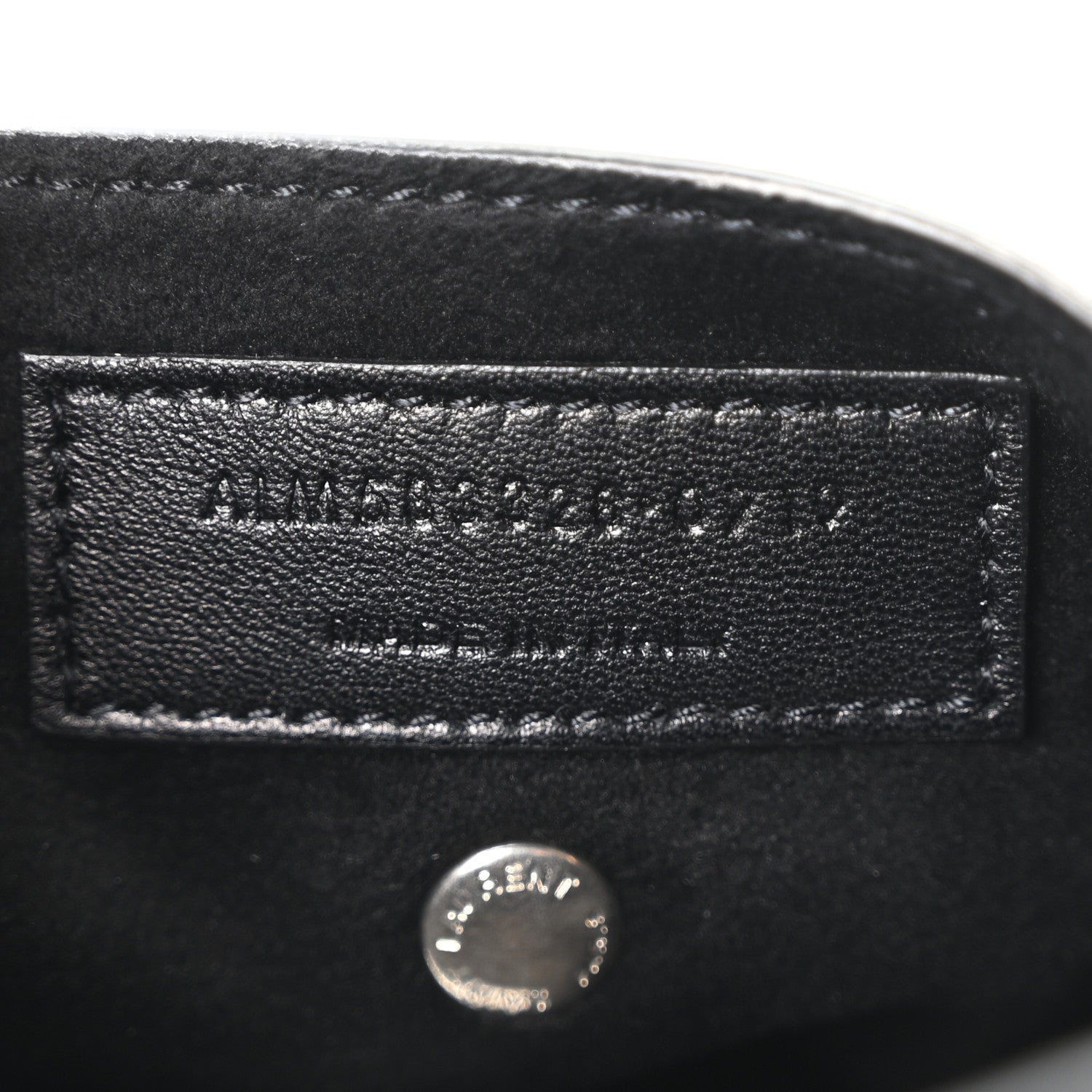 Lambskin Small Teddy Bucket Bag Black