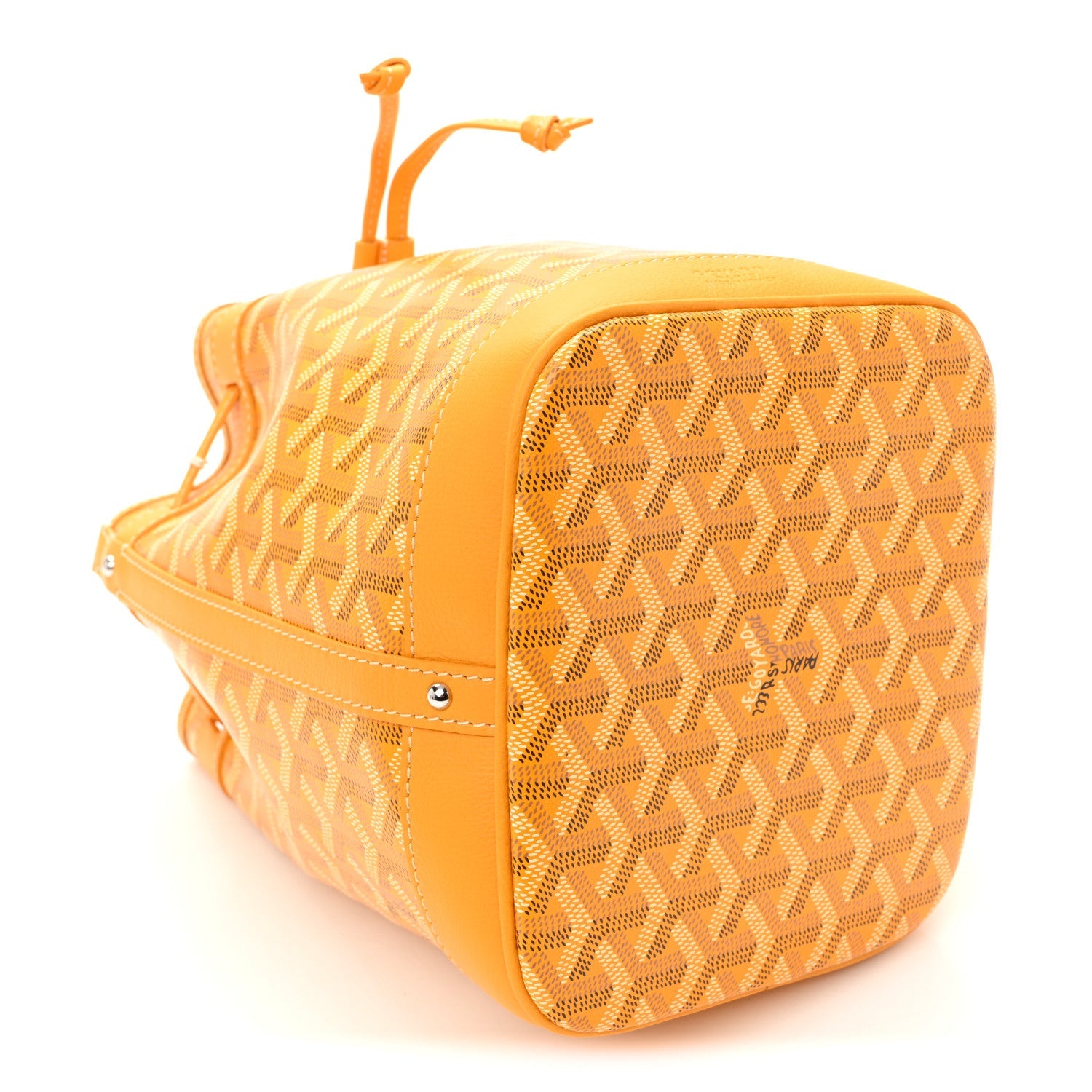 Goyardine Petit Flot Bucket Bag PM Yellow