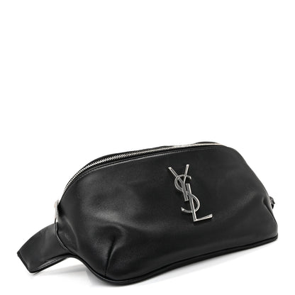 Lambskin Monogram Belt Bag  Black