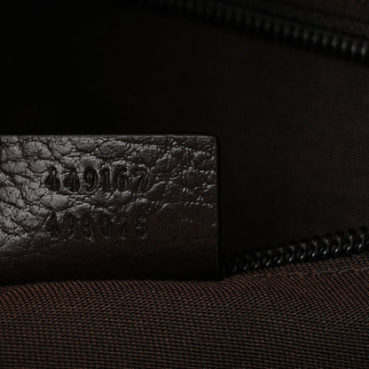 Monogram Dollar Calfskin Boston Duffle Bag Beige Ebony Testa di Moro Marrone Scuro