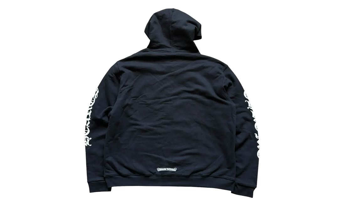 Vertical Logo Thermal Lined Zip-Up Hoodie "Black" CHRM1542