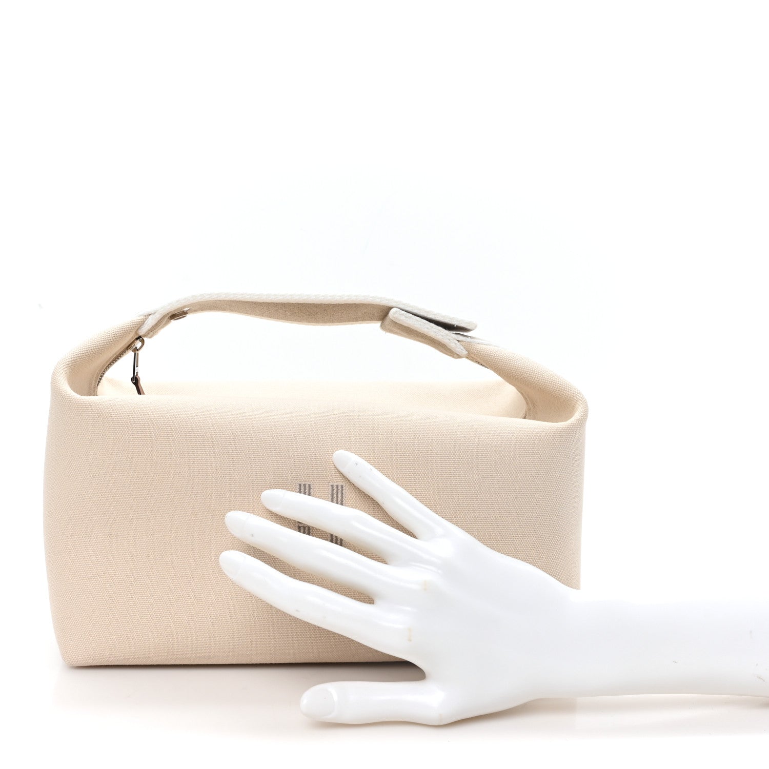 Canvas Large Bride-A-Brac Pouch Natural