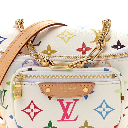 LV X TM Monogram Multicolor Mini Bumbag White