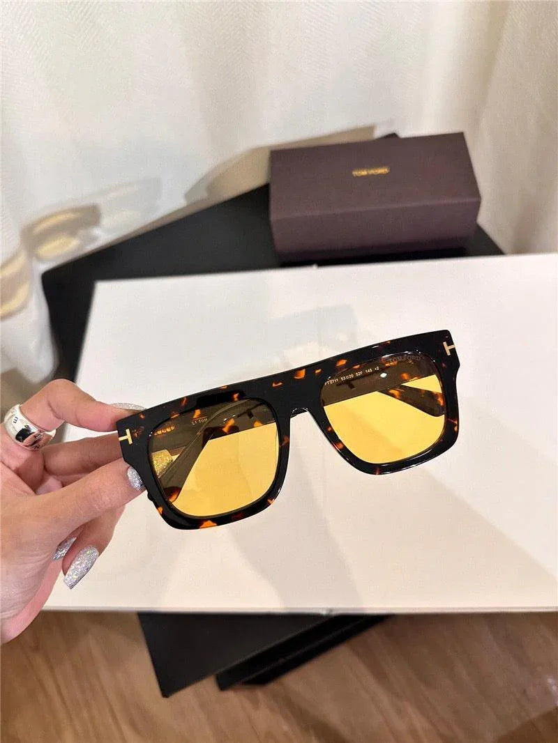 TOM FORD FAUSTO TF0711 Rectangular Sunglasses ✨