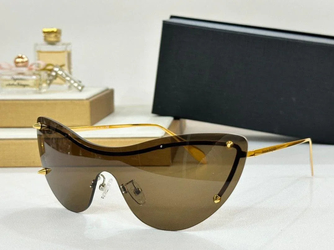 Alexander McQueen AM0413S 005 Sunglasses Women's 💀