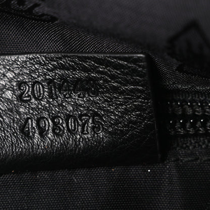 Guccissima Flat Messenger Bag Black