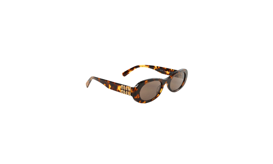 06ZS Signature Logo Sunglasses WMNS "Havana - Dark Brown" 0MU 06ZS VAU06B