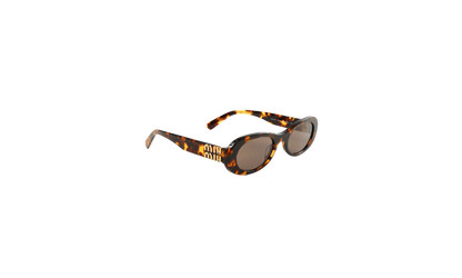 06ZS Signature Logo Sunglasses WMNS "Havana - Dark Brown" 0MU 06ZS VAU06B