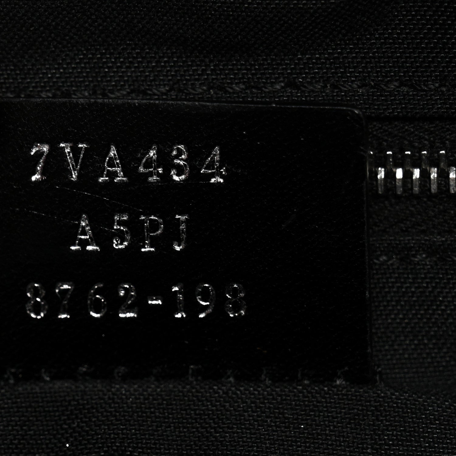 Vitello Century Bi-Color FF 1974 Embossed Belt Bag Maya Black