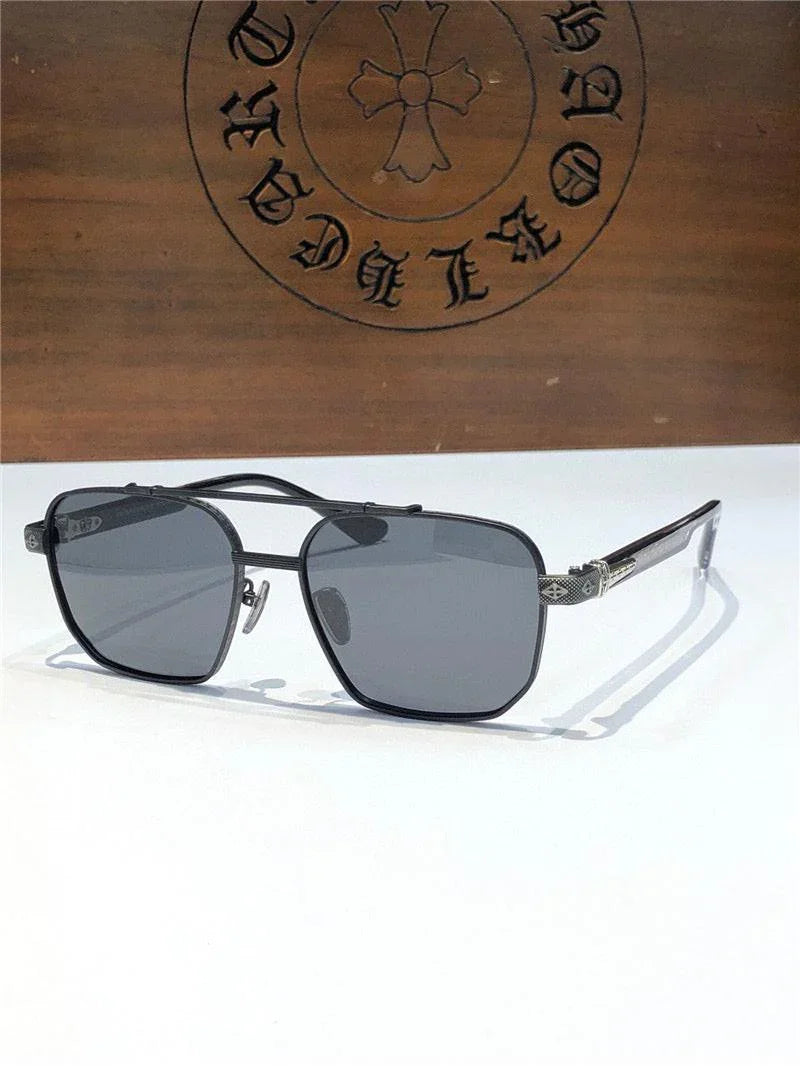 Chrome Hearts 8184 square-frame tinted sunglasses ⚜️