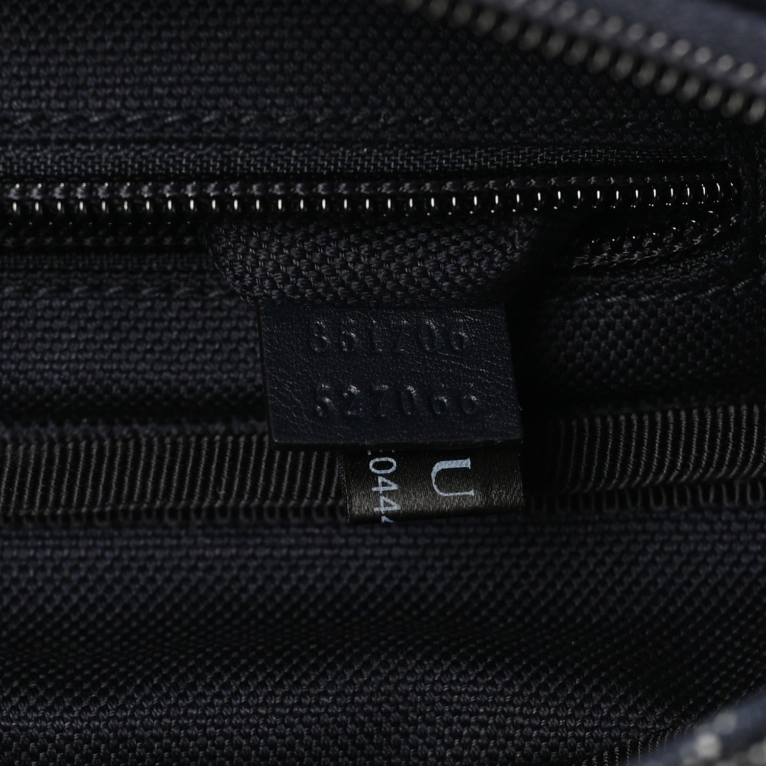 Canvas Monogram Camouflage Belt Bag Black