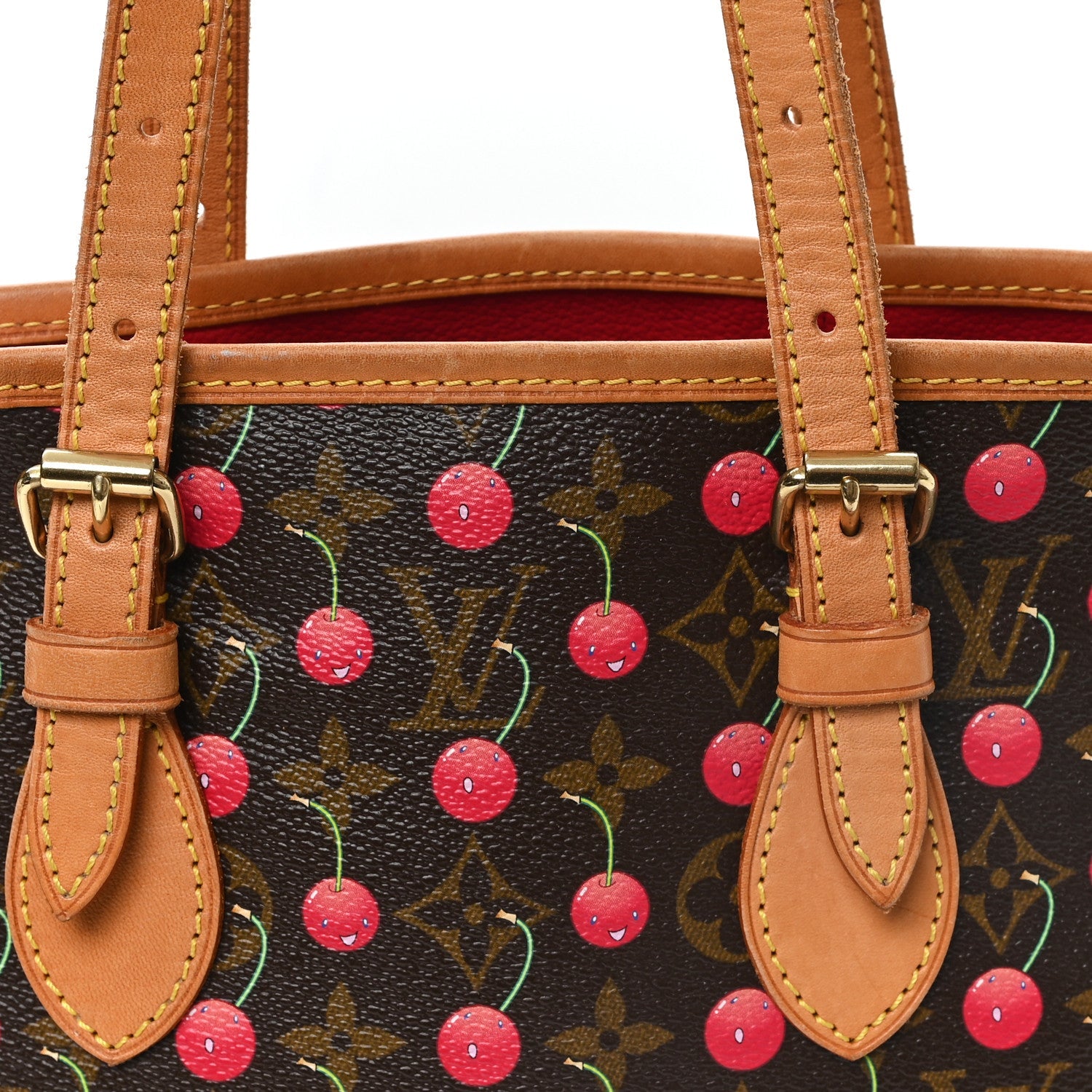 Monogram Cerises Bucket Bag