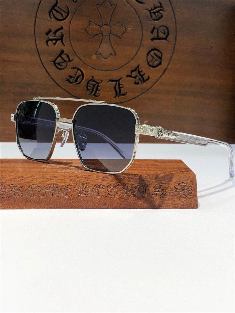 Chrome Hearts 8184 square-frame tinted sunglasses ⚜️
