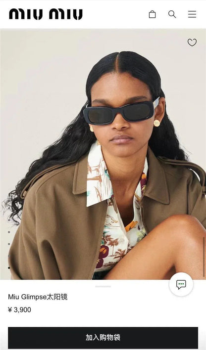 Miu Miu Glimpse oval-frame Acetate - 54 -08ZS Women&
