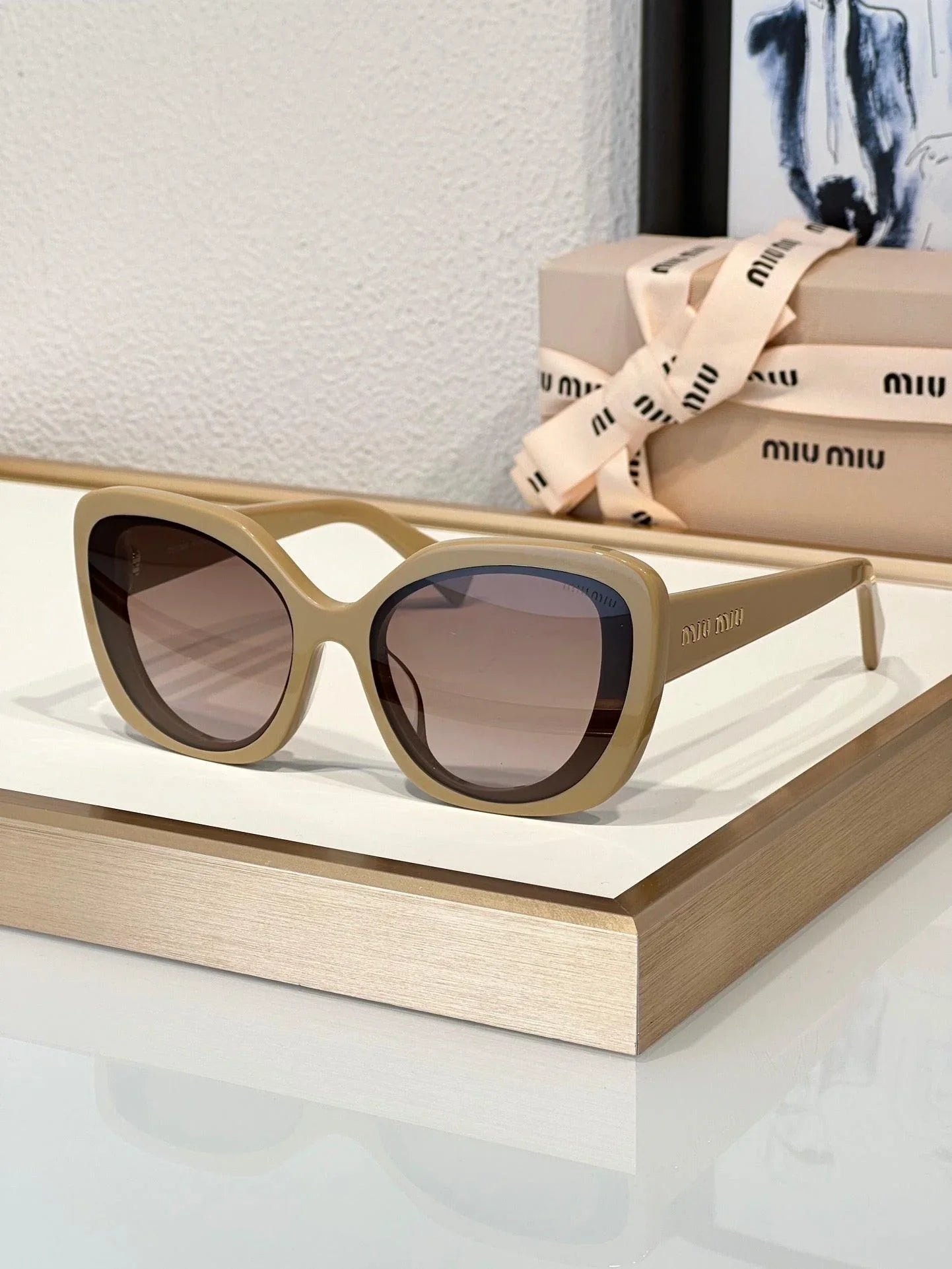 New Season Miu Miu LOGO SMU 06X Women's Sunglasses✨