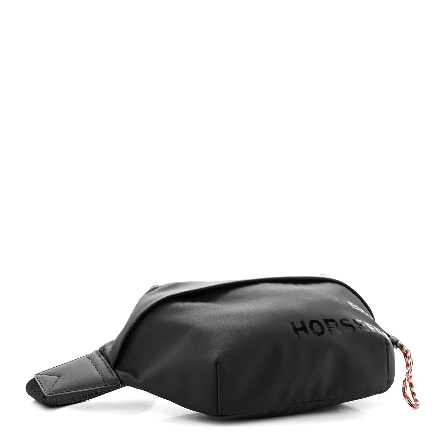 Econyl Horseferry Print Sonny Bum Bag Black