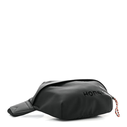 Econyl Horseferry Print Sonny Bum Bag Black