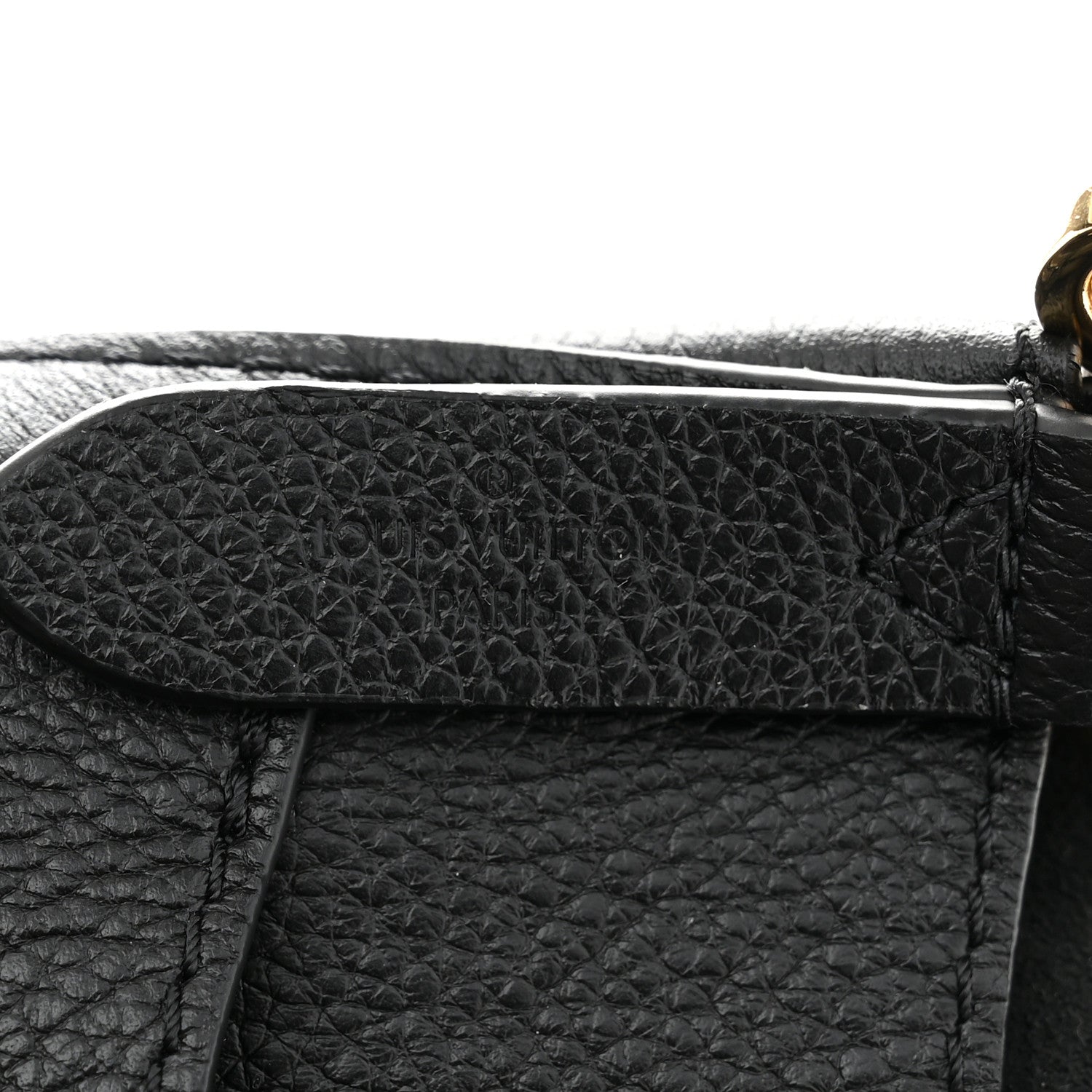 Calfskin Lock and Walk Bucket Black