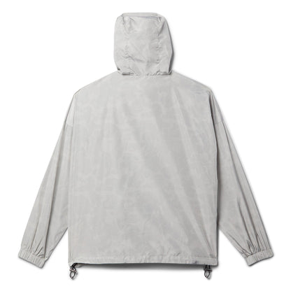 A Bathing Ape Solid Color Nylon Hooded Jacket (Gray)